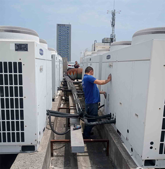 蜀山中央空调制热和不制冷系统维修方法